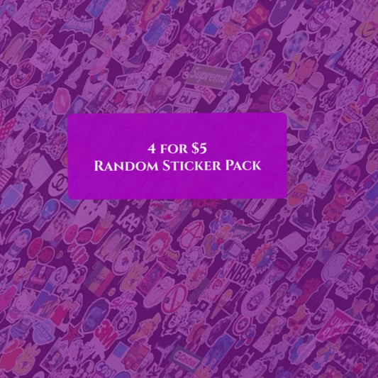 4 for $5 Random Sticker Pack