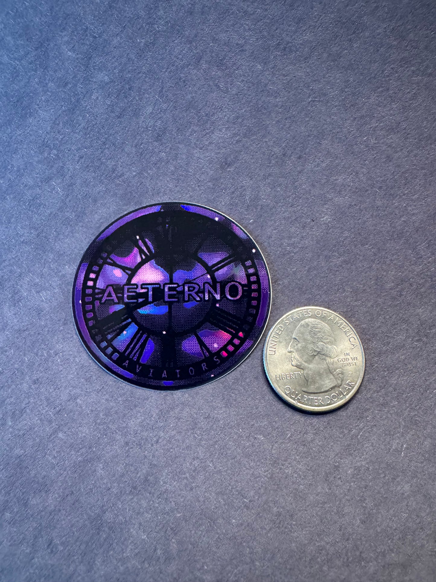 Aeterno Holographic Sticker (New Arrival)