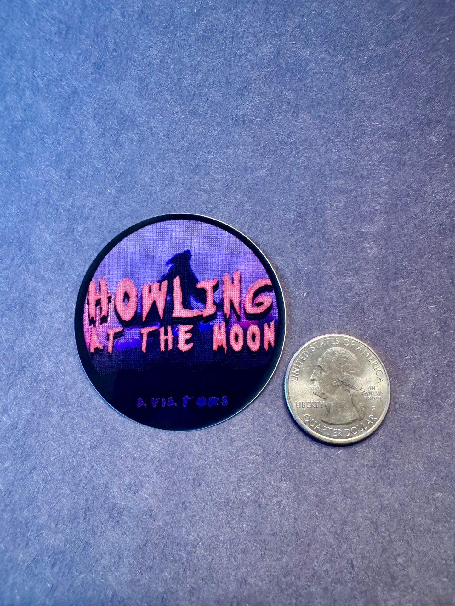 "Howling At The Moon" Sticker (New Arrival)