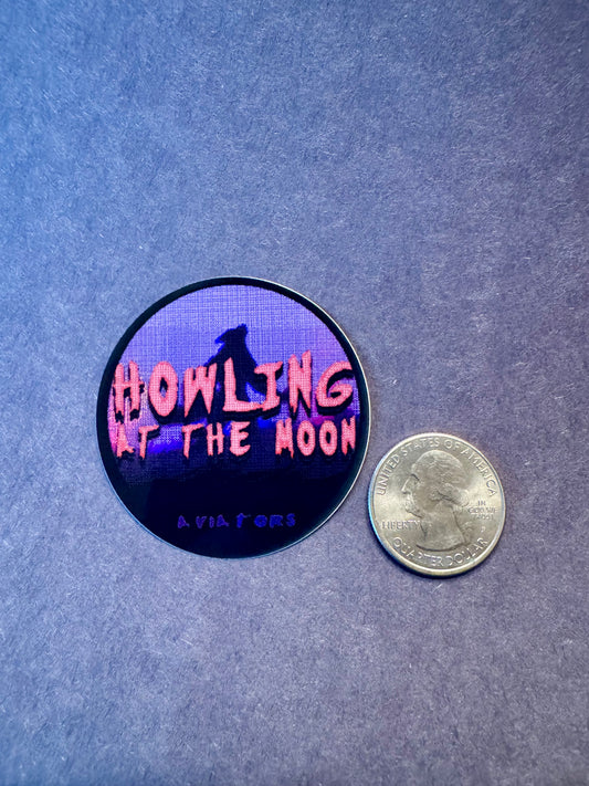 "Howling At The Moon" Sticker (New Arrival)