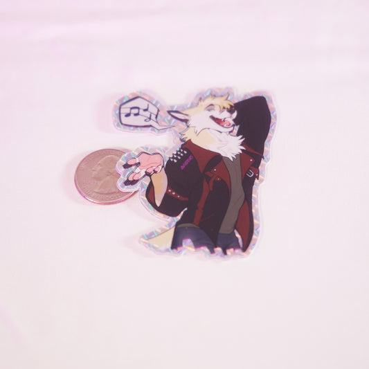 Musical Sky Fox - Sticker